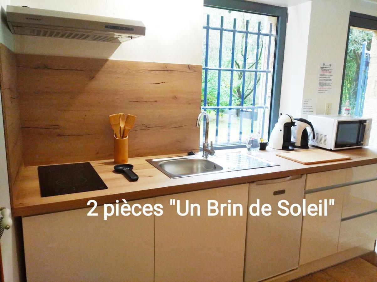 2 Pieces "Le Brin De Soleil" Gites Appart 'Hotel L'Echappee Belle D'Aubenas Logement 1 Sur 3 Buitenkant foto
